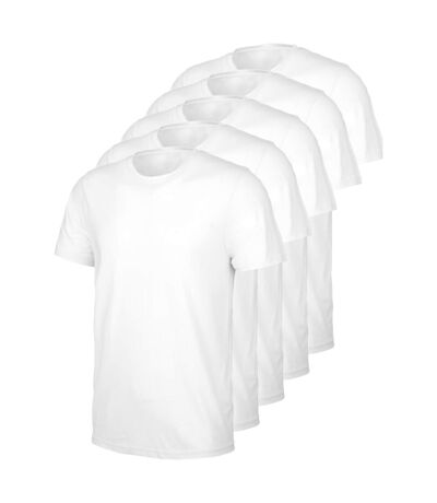 Lot de 5 tee-shirts de travail 180 Würth MODYF blancs