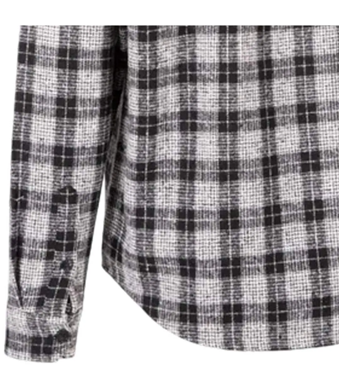 Chemise Manches Longues Motif/style À Carreaux Portlaw Homme Noir Blanc À Carreaux Trespass-4