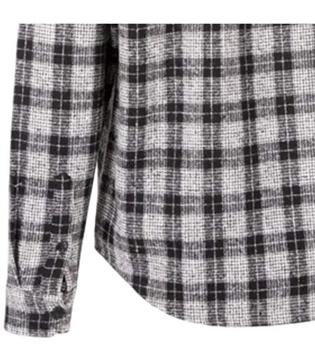 Chemise Manches Longues Motif/style À Carreaux Portlaw Homme Noir Blanc À Carreaux Trespass