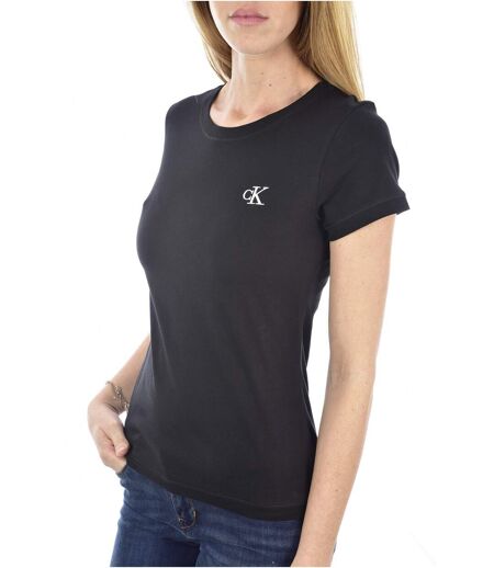 Tee shirt logo brodé EMBROIDERY  -  Calvin klein - Femme