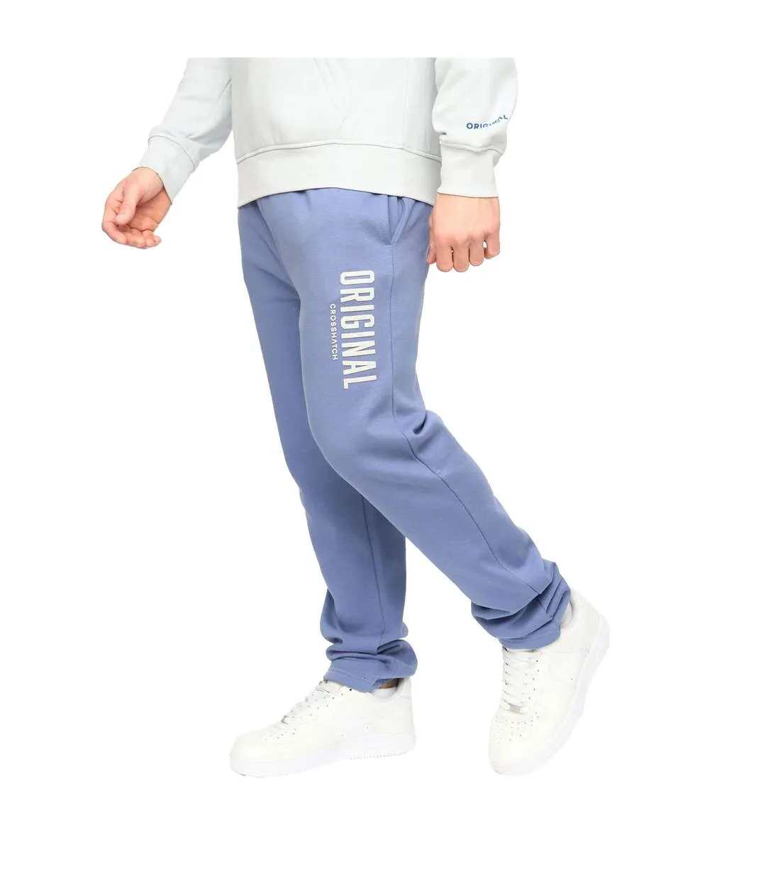 Pantalon De Jogging Kensby Homme Bleu Crosshatch-1