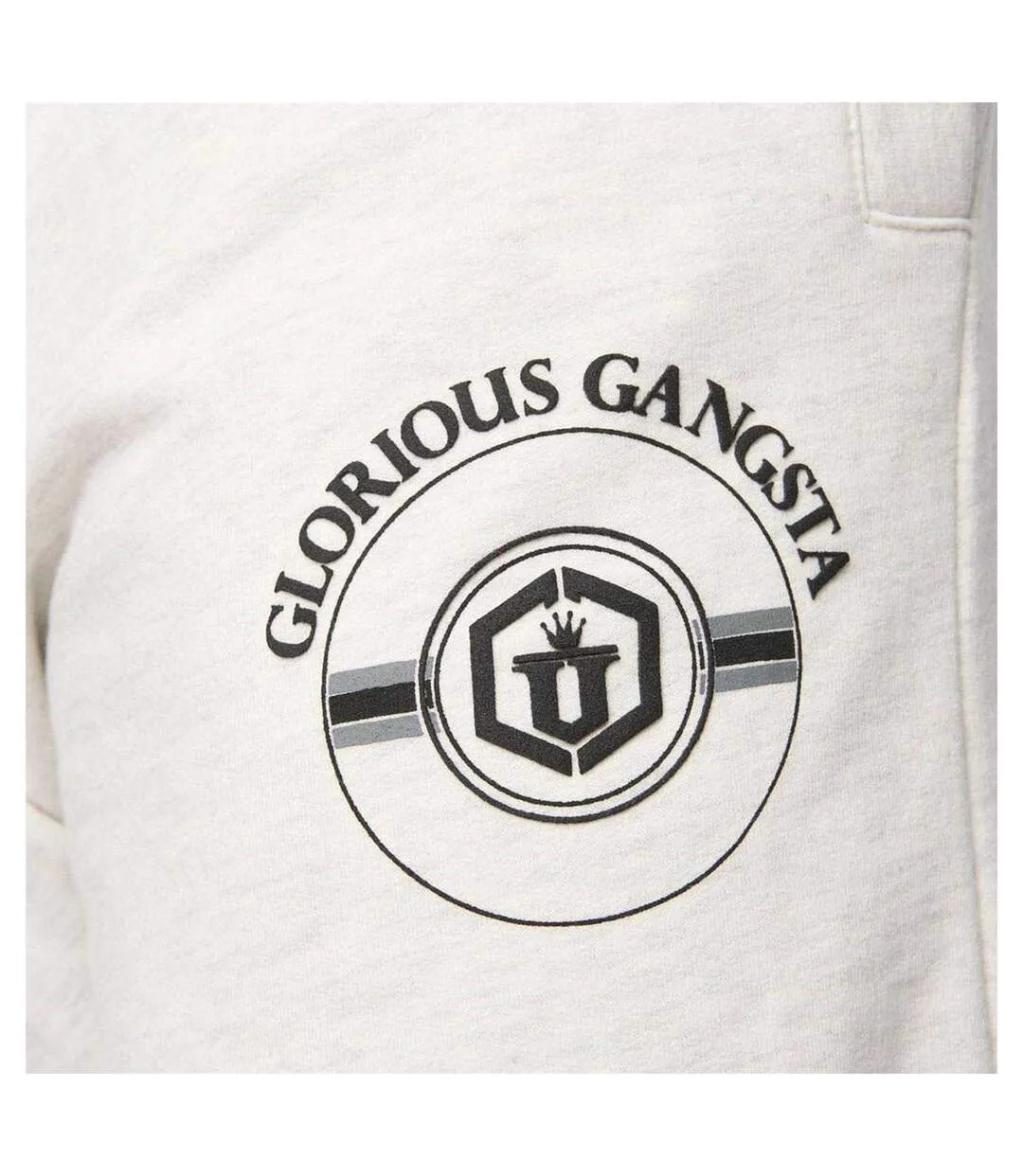 Pantalon De Jogging Ceazar Homme Gris Glorious Gangsta-4