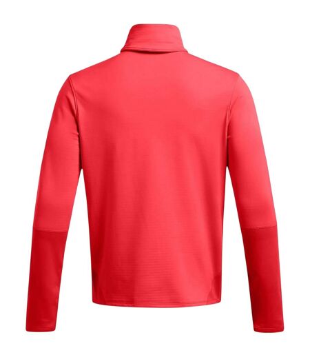 Mens Vanish Funnel Neck T-shirt Red Under Armour