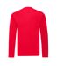 Fruit of the Loom Mens R Long-Sleeved T-Shirt (Red) - UTBC4738