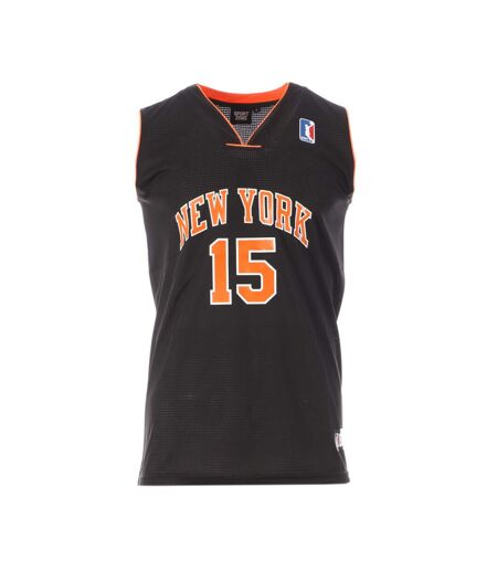 New York 15 Maillot de basket Noir Homme Sport Zone