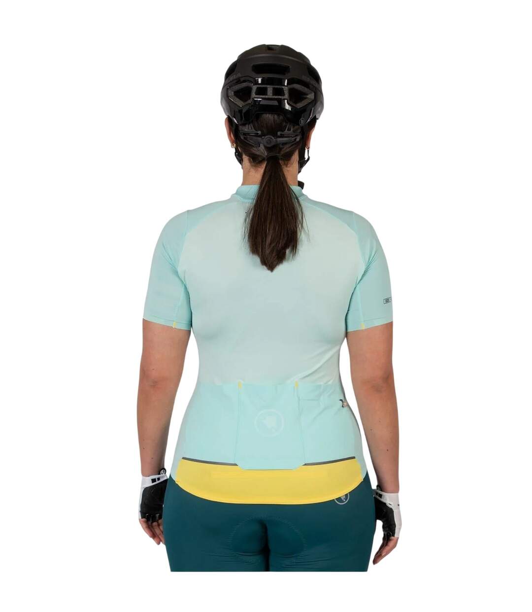 Womens/ladies Full Zip Raglan Jersey Glacier Blue Endura-3