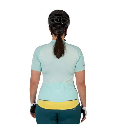Womens/ladies Full Zip Raglan Jersey Glacier Blue Endura