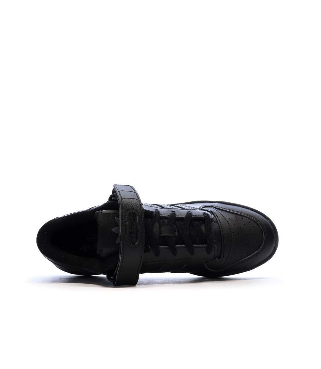 Baskets noires homme adidas forum low-4