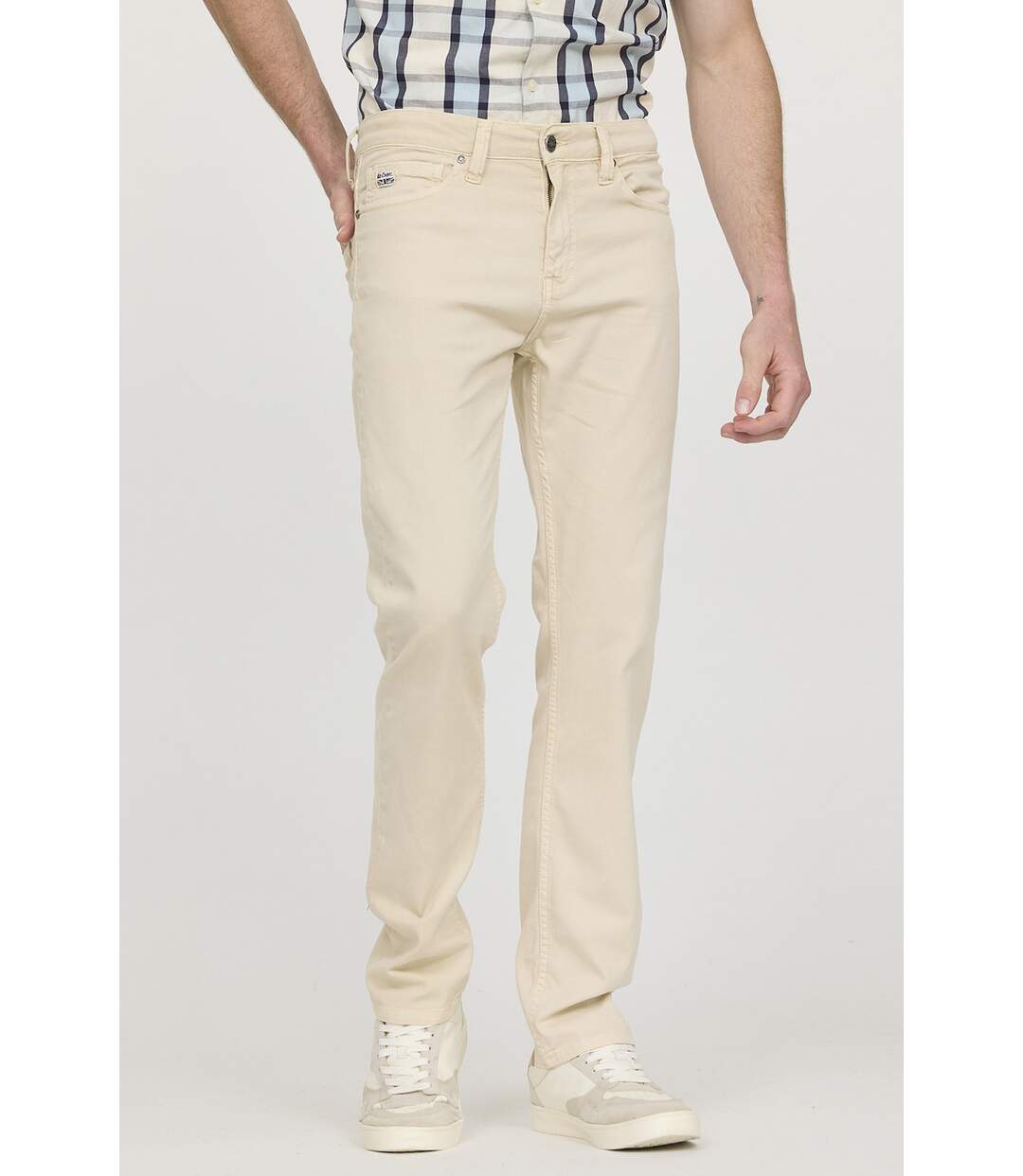 Pantalon coton straight LC126-1