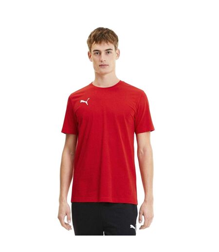 Mens Teamgoal 23 Casuals Cotton T-shirt Red Puma