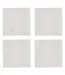 Lot de 4 Panneaux Déco Feutrine 30x30cm Gris-1