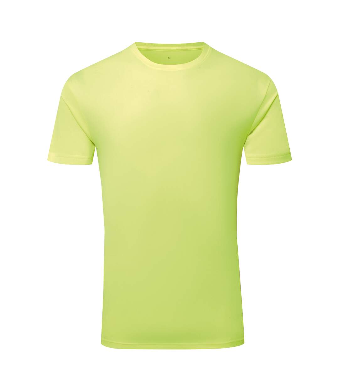 T-shirt Motif/style Texturé Homme Jaune Éclair TriDri-1