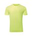 T-shirt Motif/style Texturé Homme Jaune Éclair TriDri-1