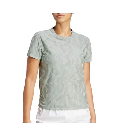 T-Shirt de sport vert femme adidas climacool+