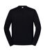 Mens Iconic Premium Sweatshirt Black Fruit Of The Loom-1