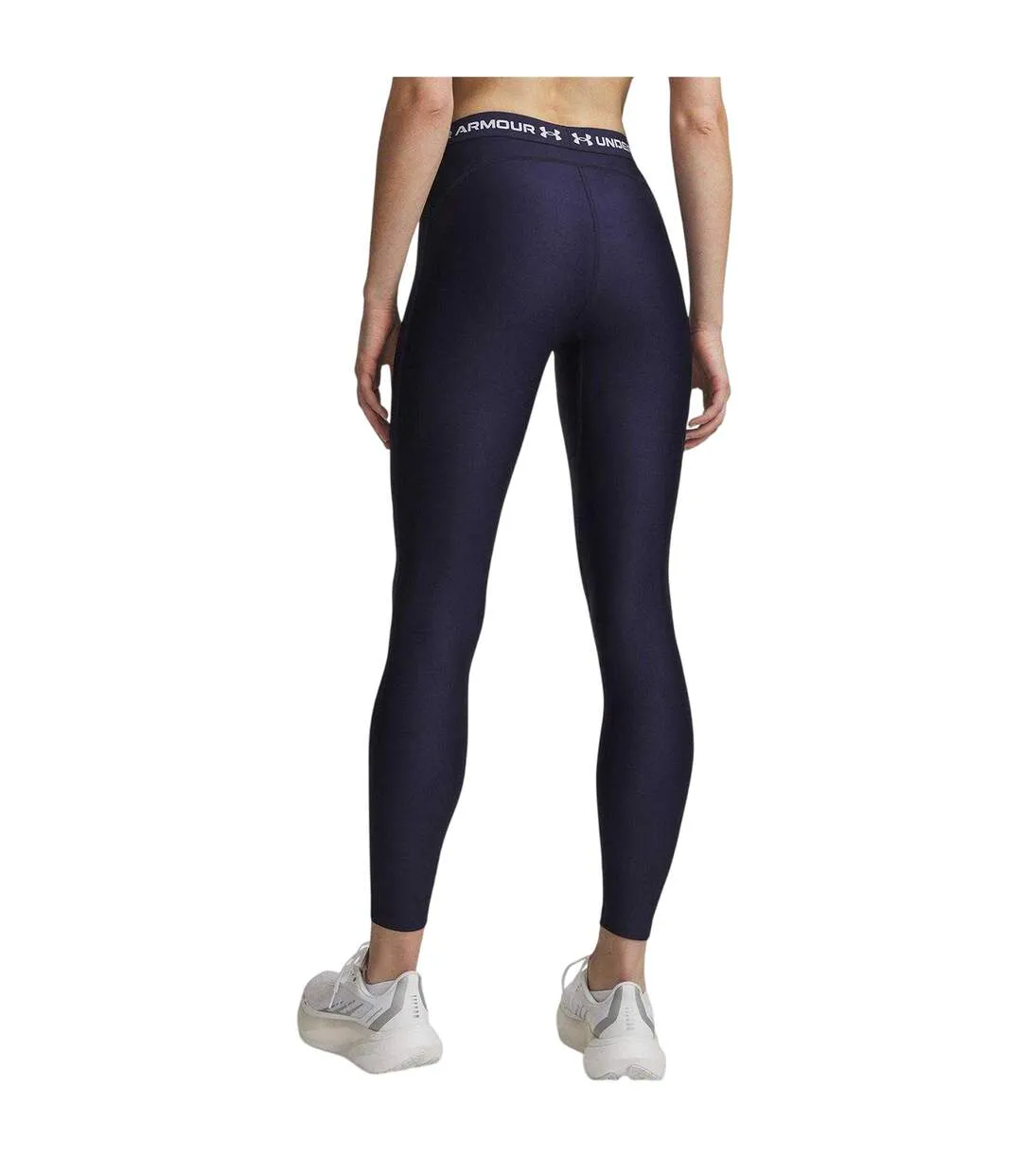 Legging Heatgear Femme Bleu Marine Blanc Under Armour-2