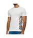 T-shirt Blanc Homme Guess Vertical 14 - L