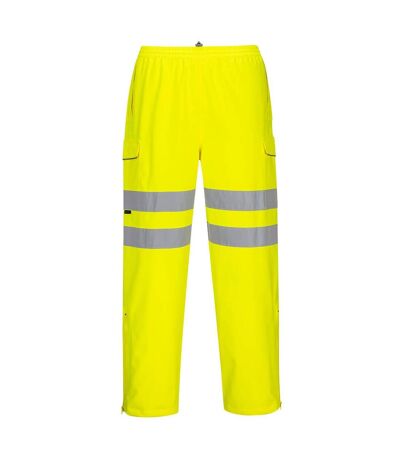 Portwest Mens Hi-Vis Rain Trousers (Yellow) - UTPW443