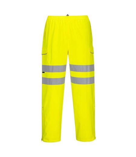 Portwest Mens Hi-Vis Rain Trousers (Yellow) - UTPW443