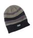 FLOSO Mens Striped Thermal Thinsulate Winter Hat (3M 40g) (Green Stripe) - UTHA221