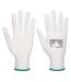 Unisex adult a121 pu fingertip grip gloves xl white Portwest-1