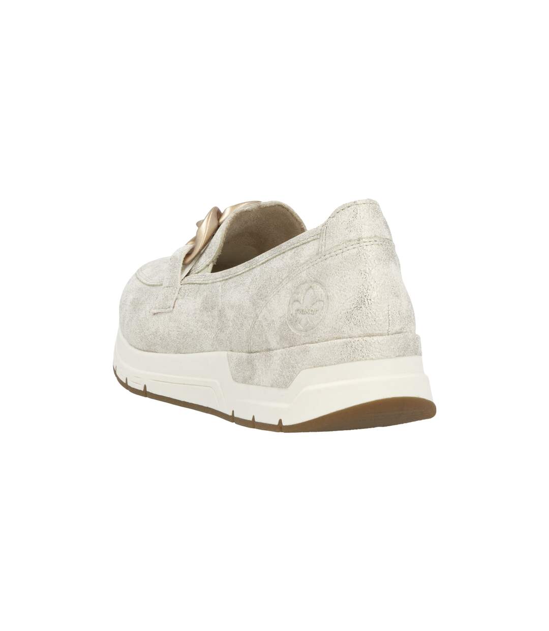 Mocassin Cuir Rieker Sheepsuede-4