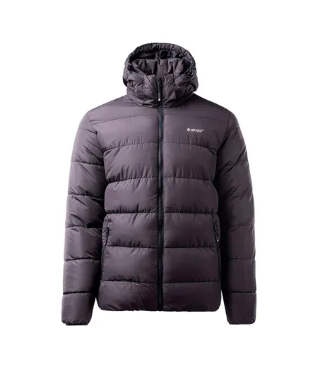Doudoune Motif/style Matelassé Solfin Homme Anthracite Anthracite Hi-Tec
