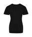 Womens/ladies The 100 T-shirt Deep Black Awdis-2
