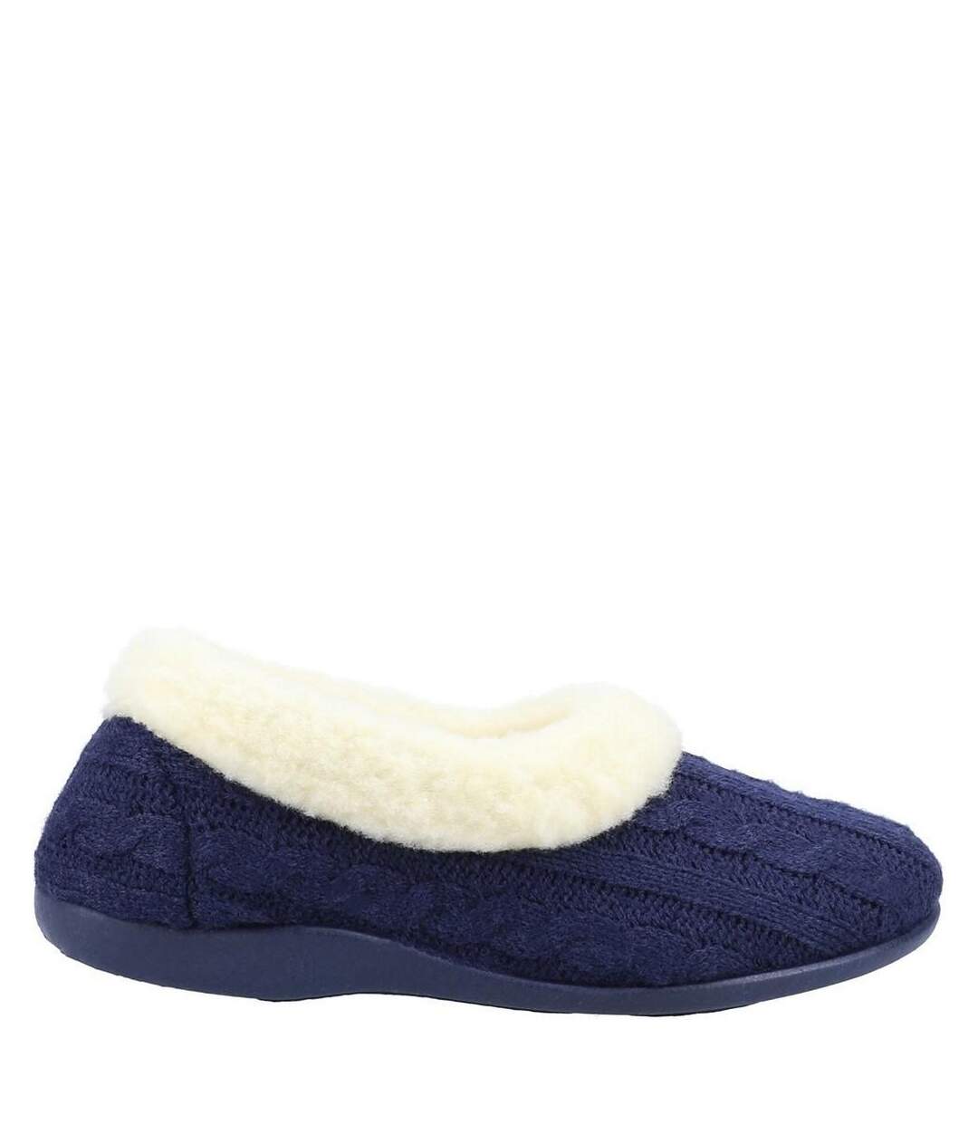 Chaussons sarina femme bleu marine Fleet & Foster-3