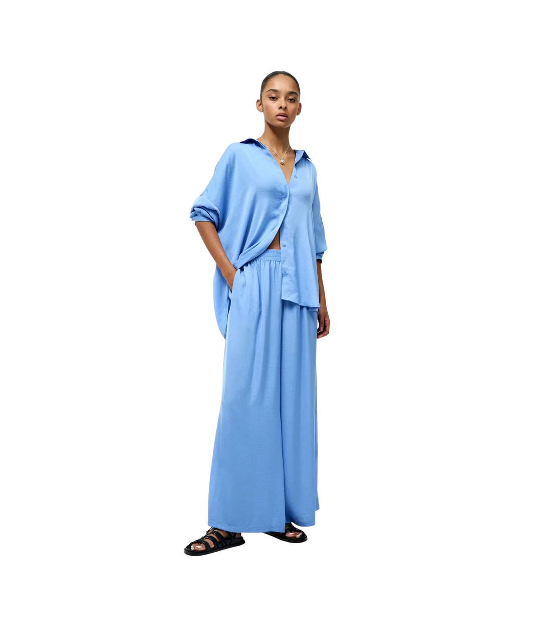 Chemise Damasco Femme Bleu Bleuet French Connection-1
