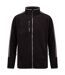 Finden And Hales Unisex Adults Micro Fleece Jacket (Black/Gunmetal)