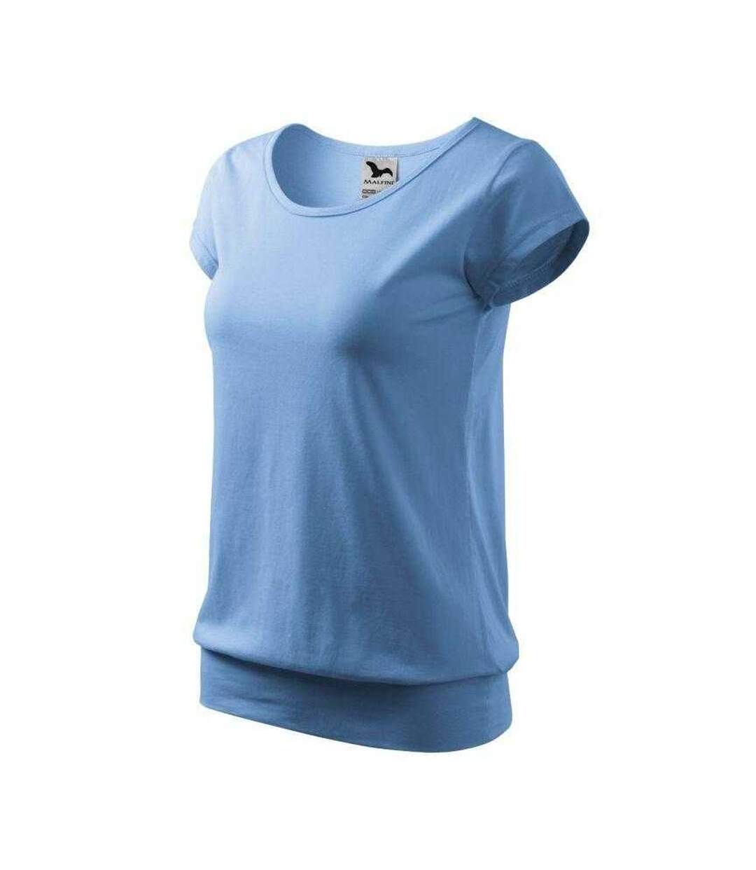 T-shirt City Femme Bleu Malfini-3