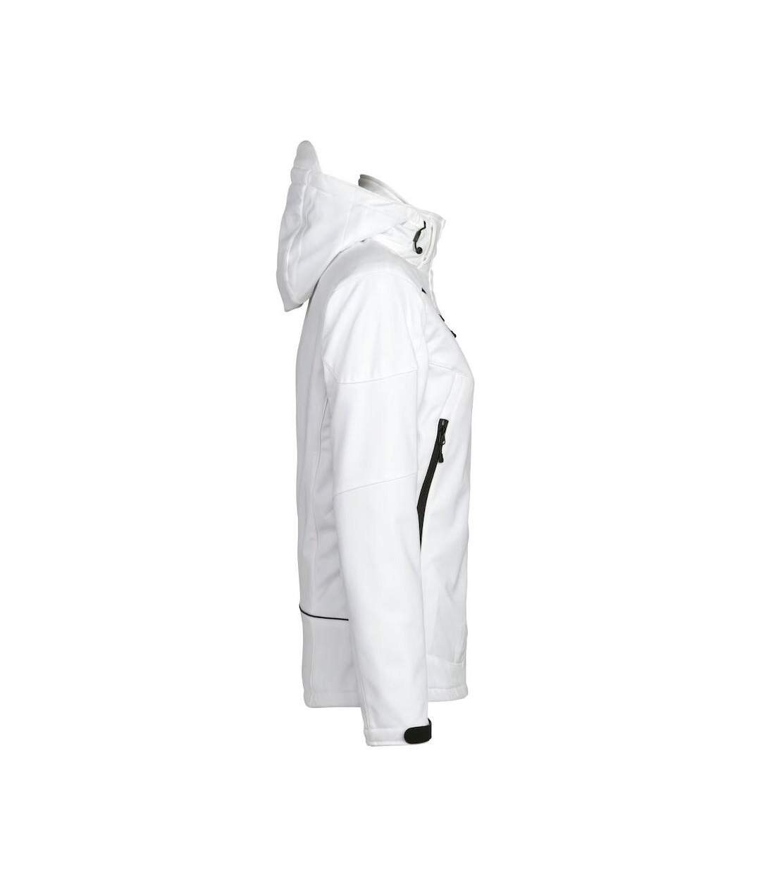 Veste Softshell Skeleton Femme Blanc Printer-4