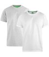Duke - T-shirt FENTON - Homme (Gris/ Blanc) - UTDC209