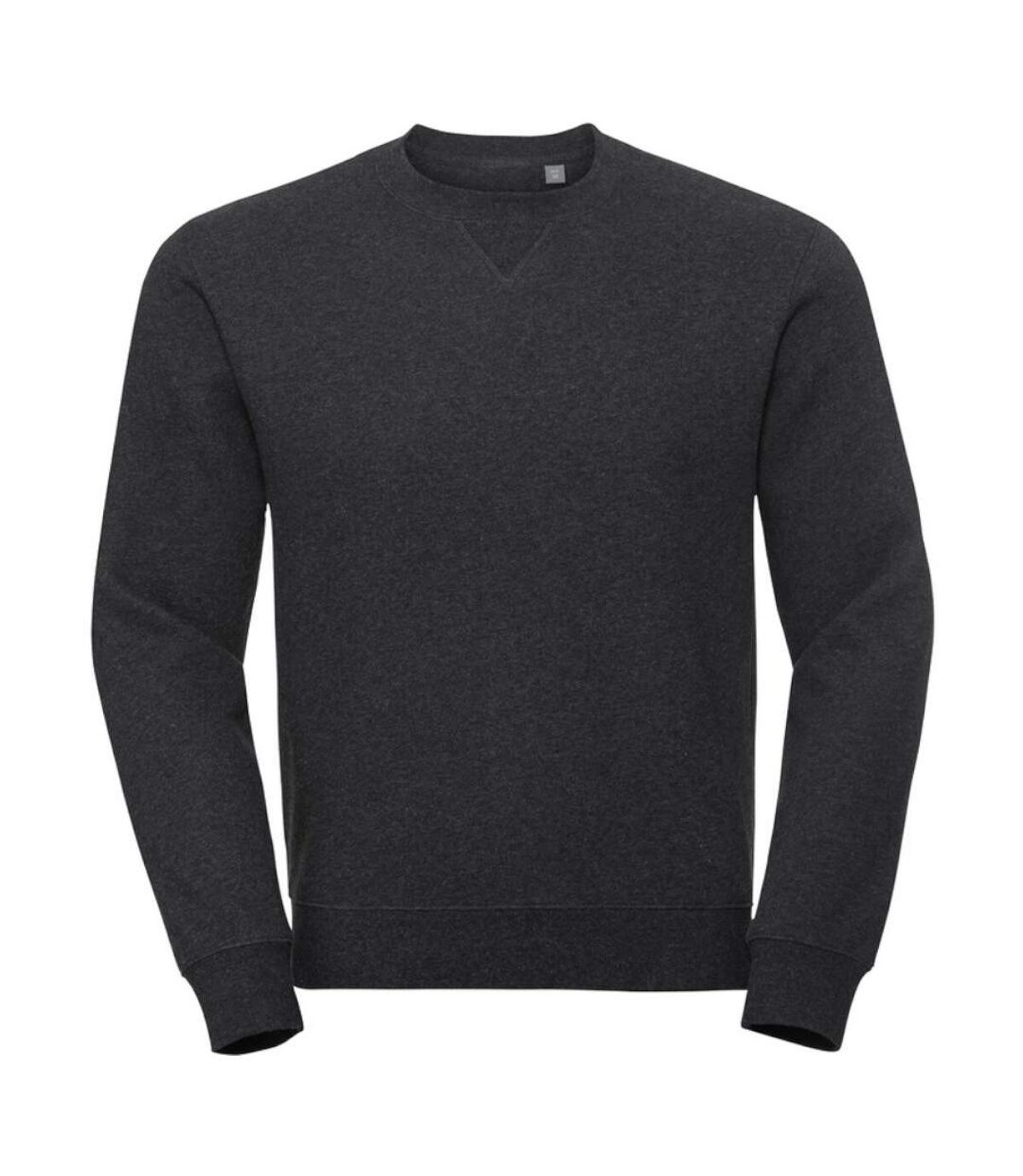 Russell Mens Authentic Melange Sweatshirt (Charcoal Melange) - UTPC3634