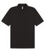 Casual Classic Mens Pique Polo (Black) - UTAB252-1