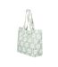 Tote bag vert à fleurs femme roxy anti bad vibes - taille unique-2