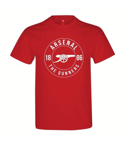 Arsenal FC Unisex Adult Gunners T-Shirt (Red) - UTBS2920