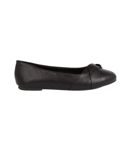 Womens/ladies paige wrap detail pumps black Dorothy Perkins