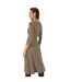 Principles Womens/Ladies Geometric Wrap Midi Dress (Black/Cream) - UTDH6425