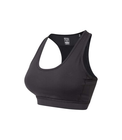 Brassière de sport motion femme noir vif Mountain Warehouse