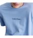 Mens Crew Neck Lounge T-shirt Blue Calvin Klein-4