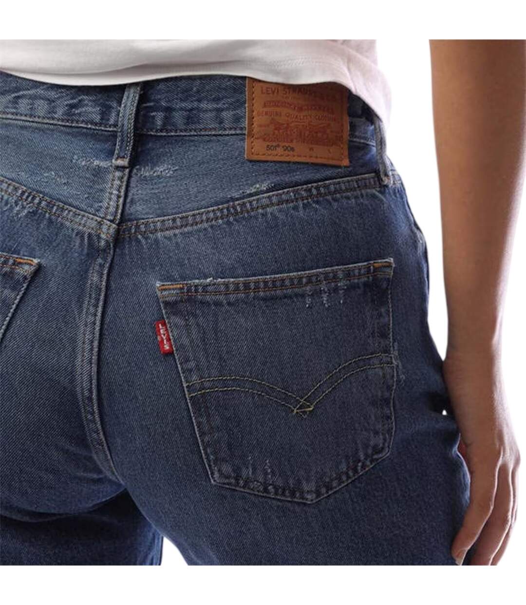 Short En Jean 90s Femme Bleu Levis-3