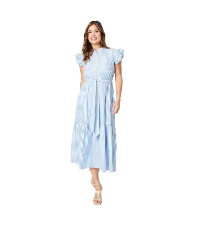 Robe mi-longue femme bleu Principles