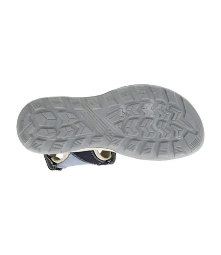 Womens/ladies Nubuck Sports Sandals Blue Navy Mod Comfys
