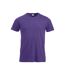 Mens New Classic T-shirt Bright Lilac Clique-1