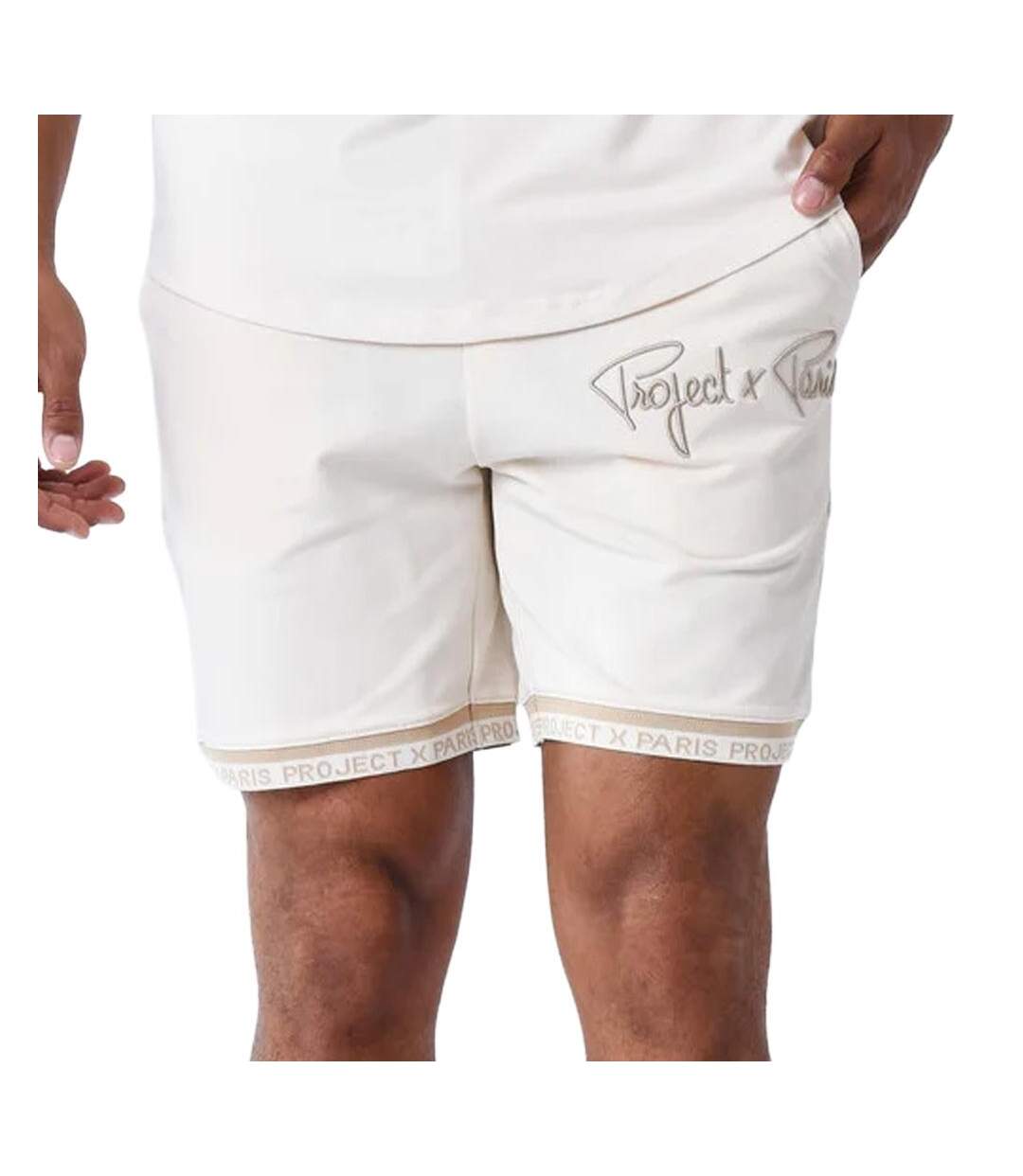 Short blanc/beige homme project x paris ww-1