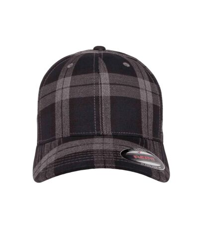 Casquette de baseball flexfit adulte noir / gris Yupoong