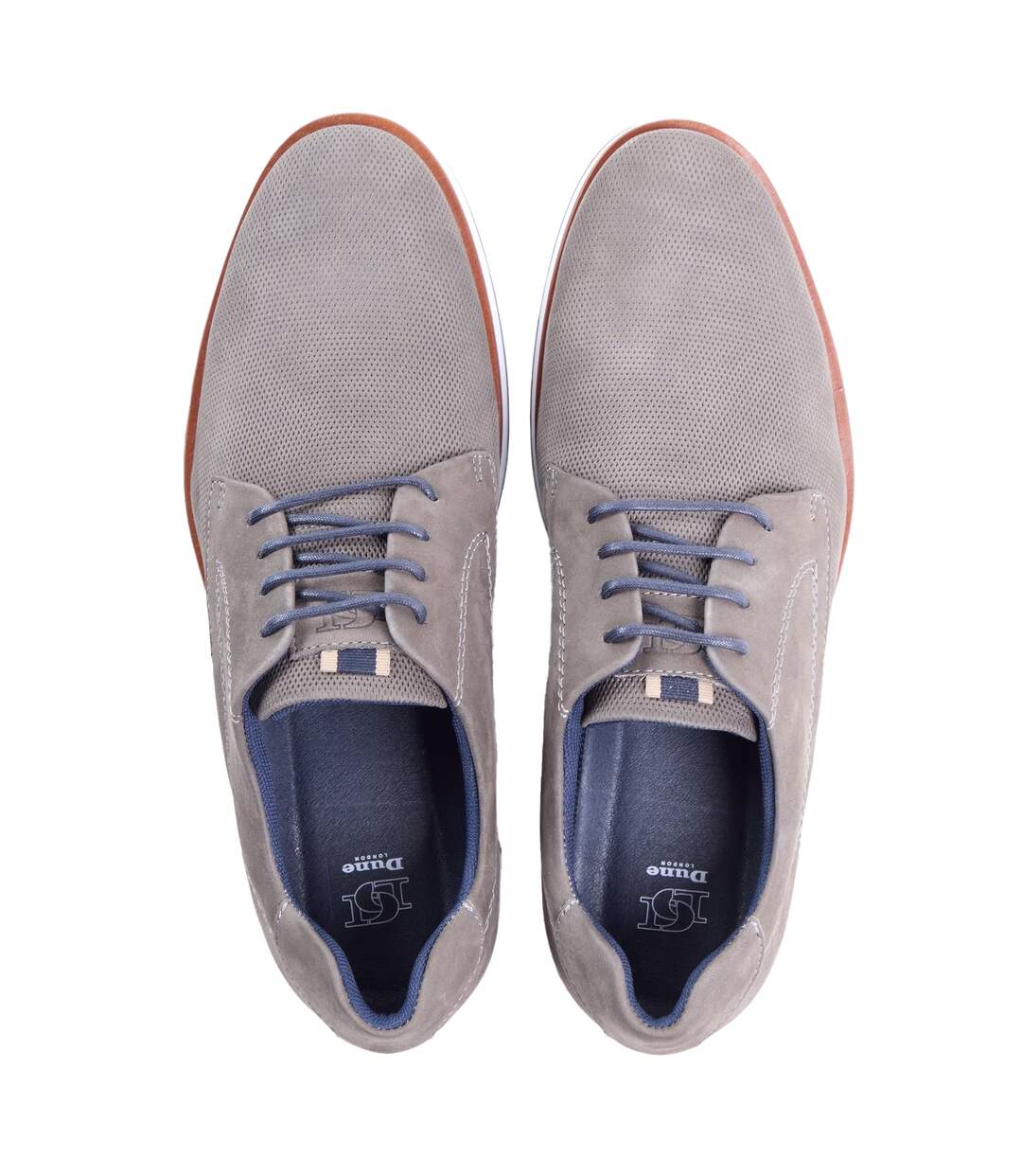 Derbies Homme Gris Dune London-3