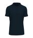 Mens Stretch Polo Shirt Blue Midnight Stedman-1